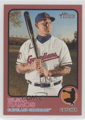 2022 Topps Heritage Target Mega Box Exchange Red Border Wilson Ramos #407 e9p