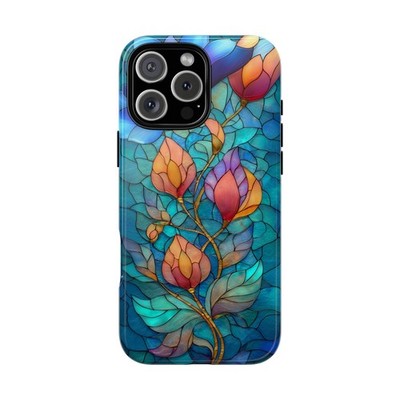 Phone Ink - iPhone | Galaxy | Pixel Case - Art Nouveau Flower Glass
