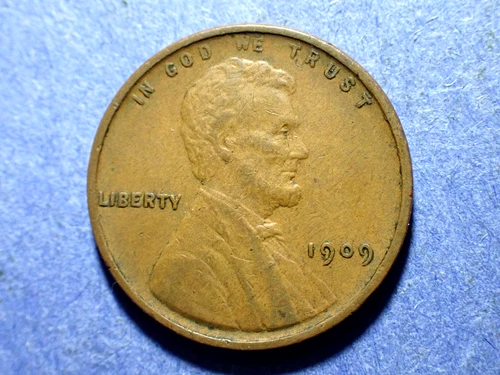 1909-VDB Lincoln cent  XF