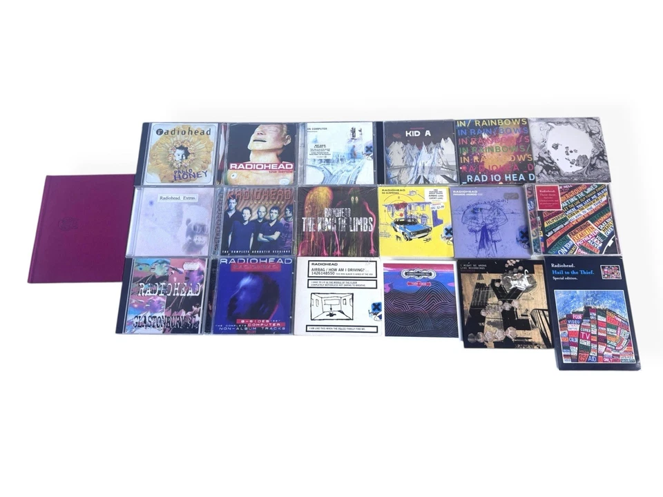 Radiohead | Ultimate CD Bundle | Studio Albums Singles Rare Imports 19 Discs Lot - Image 4 of 4