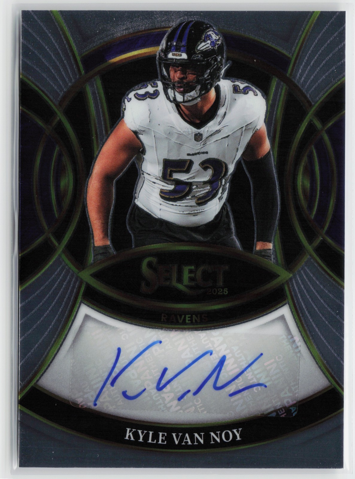 2025 Panini Select #SP-KVY Kyle Van Noy Signatures
