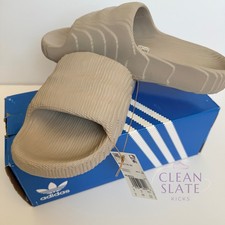 Adidas Adilette 22 Brown Slides Mens Size 10 New With Tags
