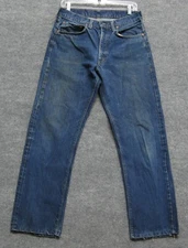 ORIGINAL VINTAGE 1970's LEVI'S RED TAB REDLINE DENIM JEANS USA 30x28