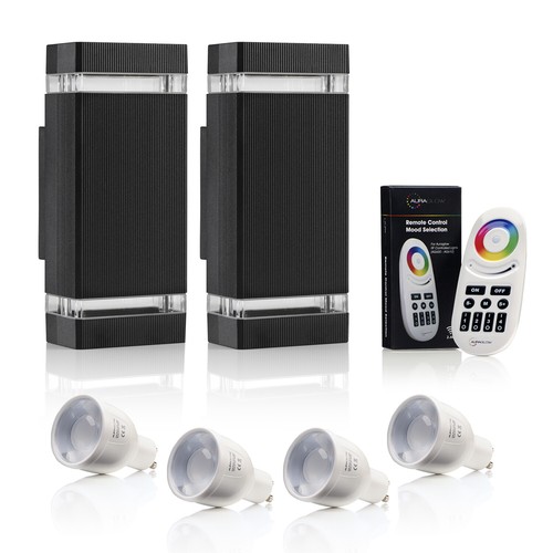 Auraglow Fernbedienung Farbwechsel LED Doppel Up & Down Außenwandleuchte - Bild 14 von 20
