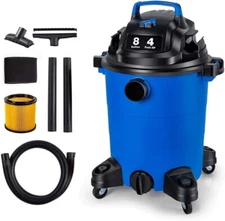 Aspiradora para auto carro casa electrica de 8 Galones seco mojado POTENTE 4 HP