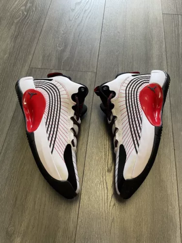 Nike Air Jordan Jumpman 2021 White Black University Red CQ4021-100 Men's Sz 11.5
