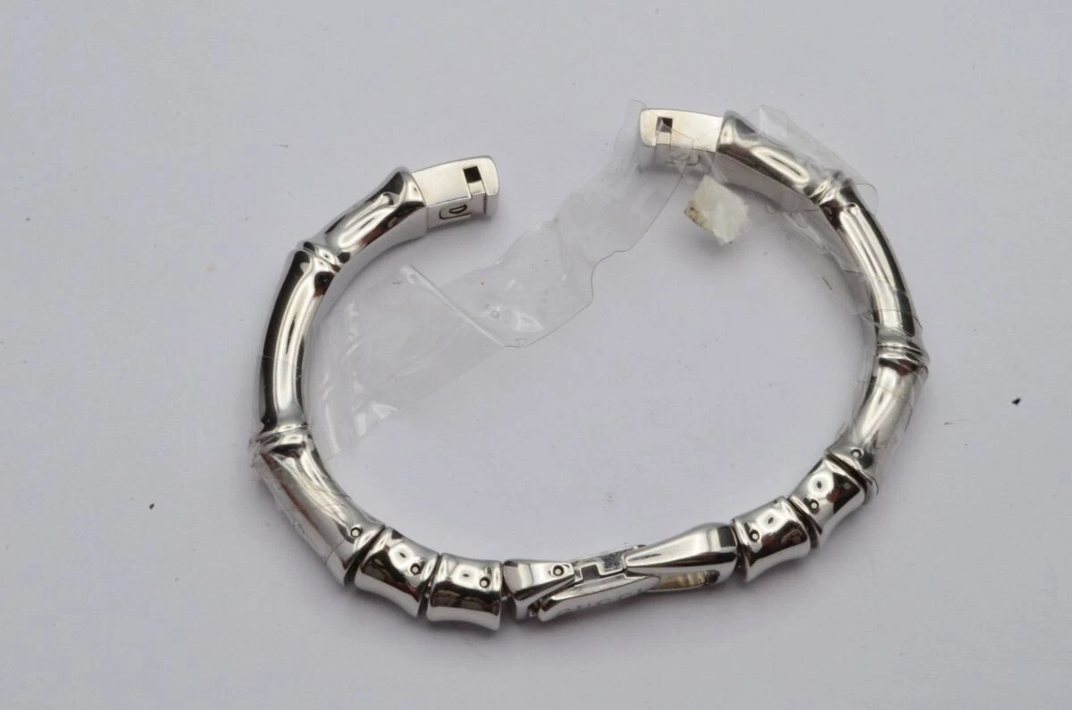 Gucci Women Steel Bracelet 5mm Vintage Rare Bangle Bracelet for 6800