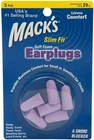 Mack's Ear Plugs - Slim Fit Soft Foam Ear Plugs 3 PACK Earplug For Small Ears