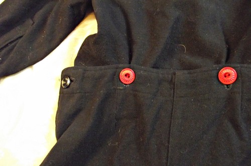 ADORABLE Vtg 1950s Hand Made Toddler Boys US Navy Outfit 2 PC Button 4-5-6 - Picture 7 of 8