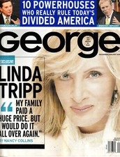 John JFK Kennedy Jr George Magazine December 2000 Jan 2001 Linda Tripp EXCLUSIVE