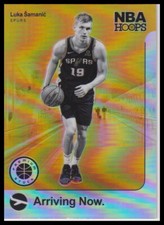 2019-20 Hoops Premium Stock #19 Luka Samanic Arriving Now. Holo Rookie RC