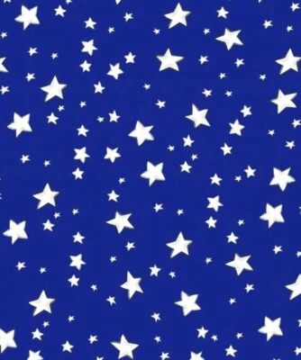 Loralie Designs - Patriotic US My Stars Blue Quilting And Crafting Fabric ⭐⭐