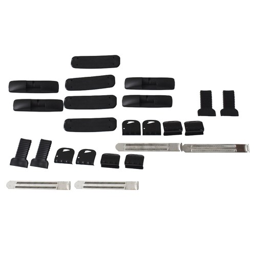 43.3" Car Top Luggage Cargo Roof Rack Cross Bar Carrier Adjustable Window Frame - Picture 10 of 15
