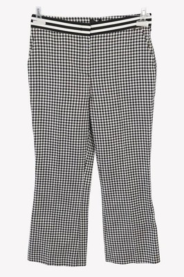 Liu Jo Damen Hose Gr. 36 (IT 42) Schwarz / Weiß NEU Stoffhose Pants