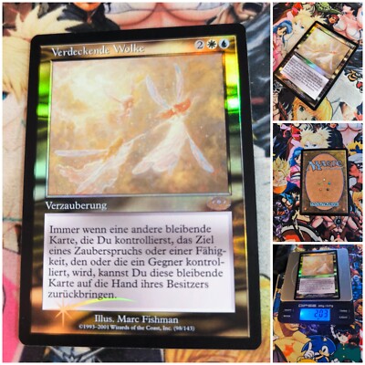 MTG Cloud Cover     Nm Rare Foil Planeshift 2001 Magic The Gathering Card OG