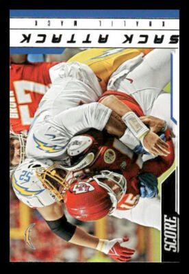 2023 Score #14 Khalil Mack Sack Attack Los Angeles Chargers