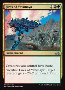 Fires of Yavimaya x4 - Planechase Anthology - NM-Mint, English - Planechase Anth