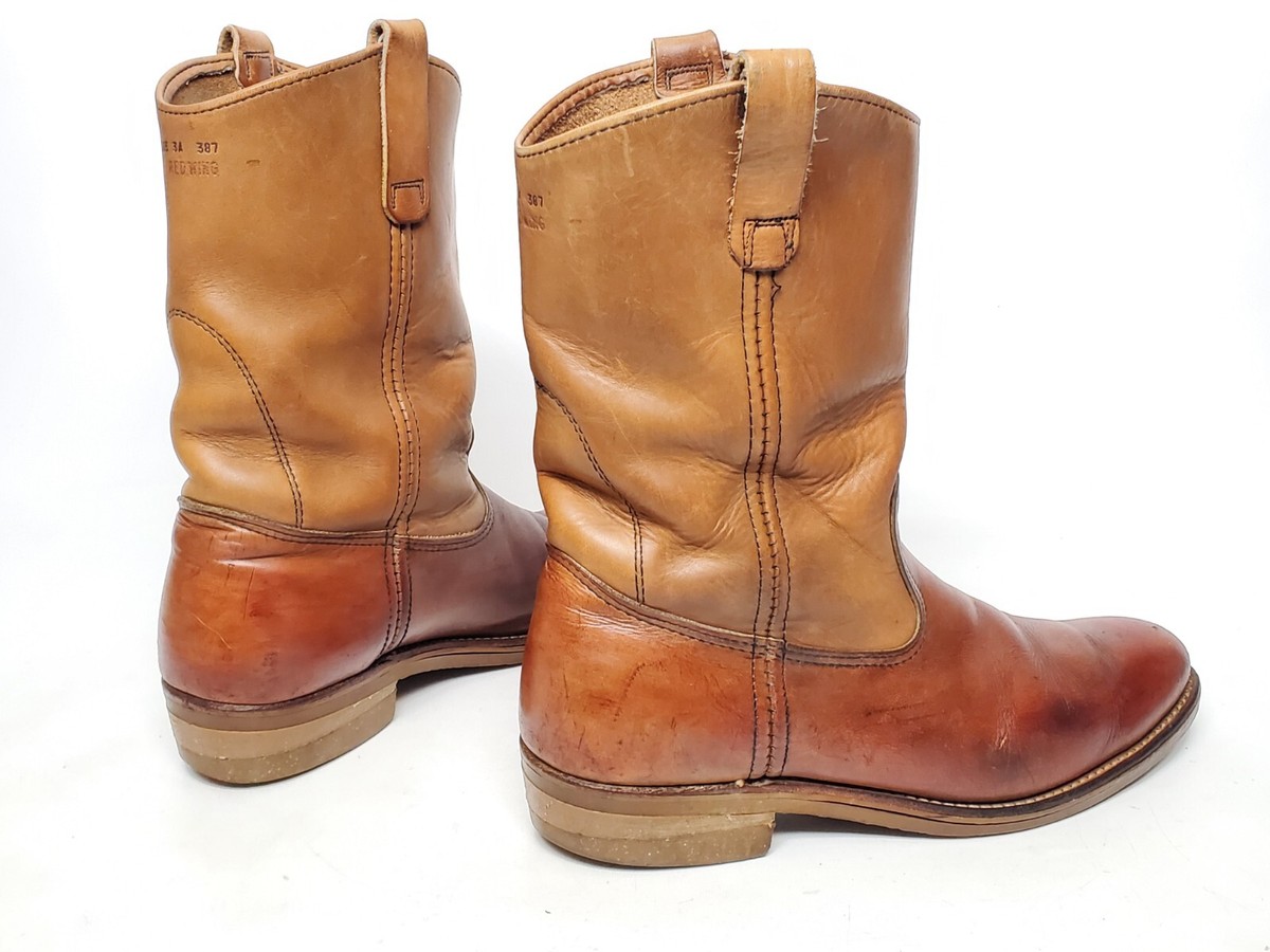 Red Wing 387 Vtg Nailseat Classic Western 11