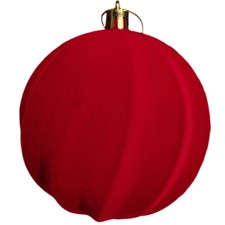 Set di palline di Natale rosse, decorazioni natalizie per interni
