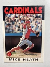 1986 TOPPS TRADED #46 MIKE HEATH NM-MT MLB BASEBALL CARD