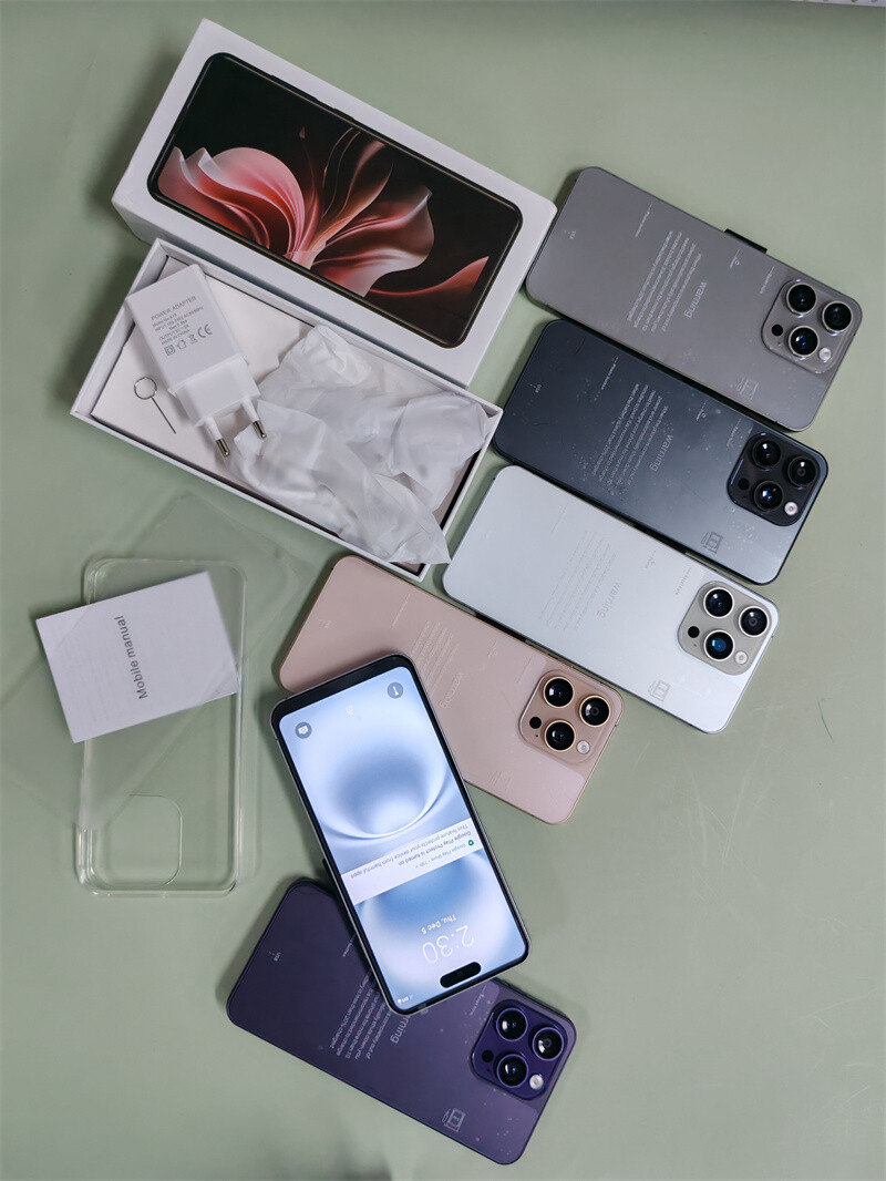 Purple I16 Pro Max Smartphone Global Unlocked 6.8