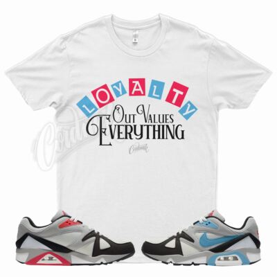 White LOYALTY T Shirt for N Air Structure Neo Teal Fury Infrared Neon Nights