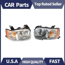 TYC Left Right Headlight Headlamp Assembly Kit For Ford Escape 2001-2004