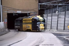 Original Photograph: Pittsburgh PCC 1713 exitg Mt. Washington Tnl OB [2]