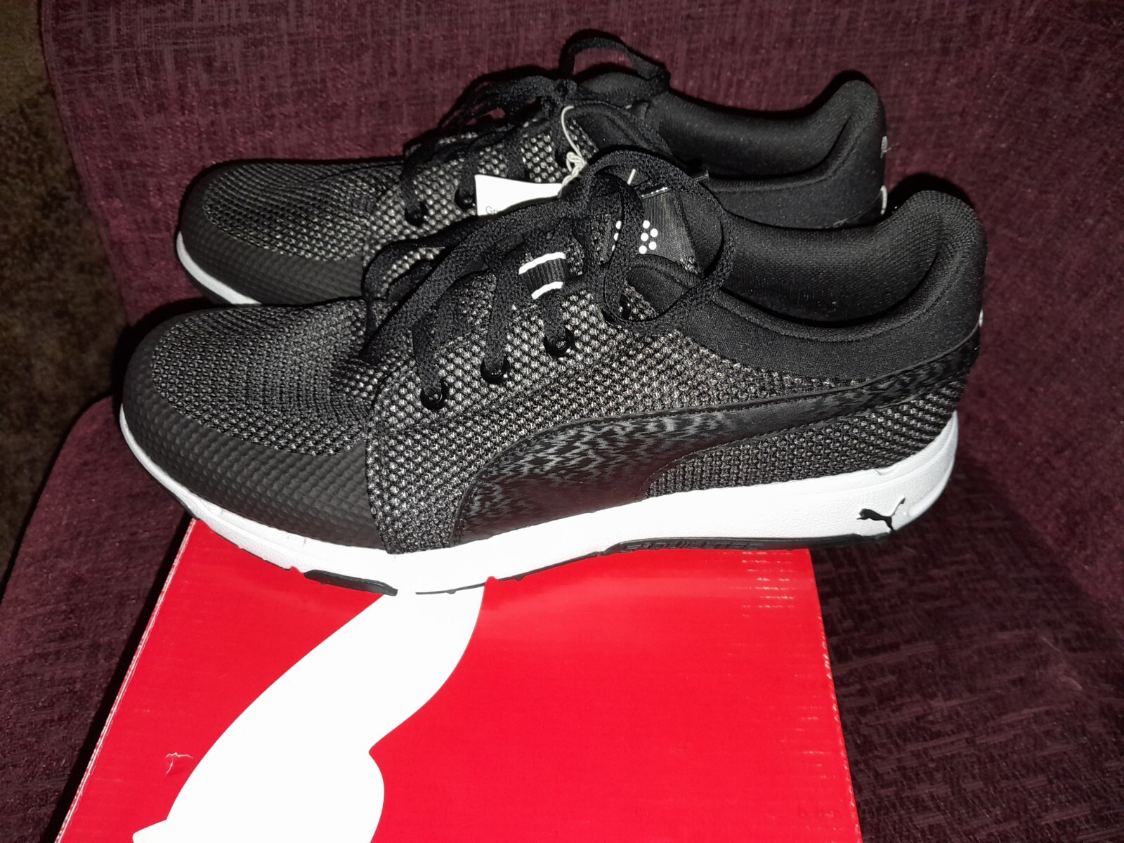 Puma golf shoes/trainers.Size 9.Grip Sport Tech.Black. eBay