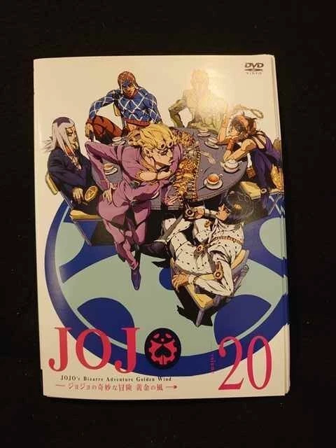 xs766 Rental UP DVD JoJo s Bizarre Adventure Golden Wind 20 volumes No case