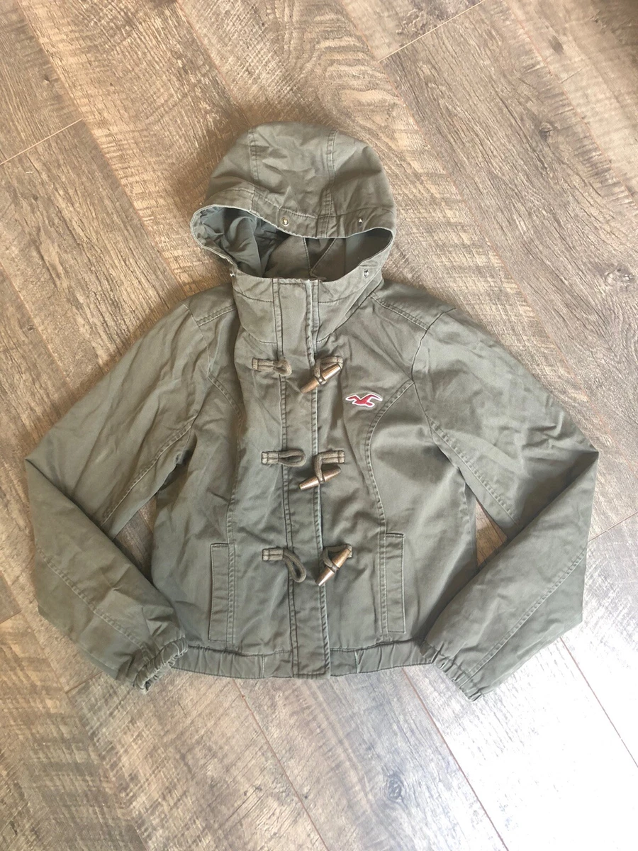 Hollister army best sale green jacket