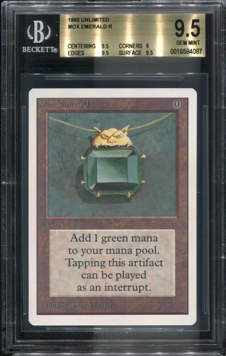 Mox Emerald β版 LEB Power9 MTG Mox Emerald β版 LEB Power9 MTG Mox Emerald · Limited Edition Beta
