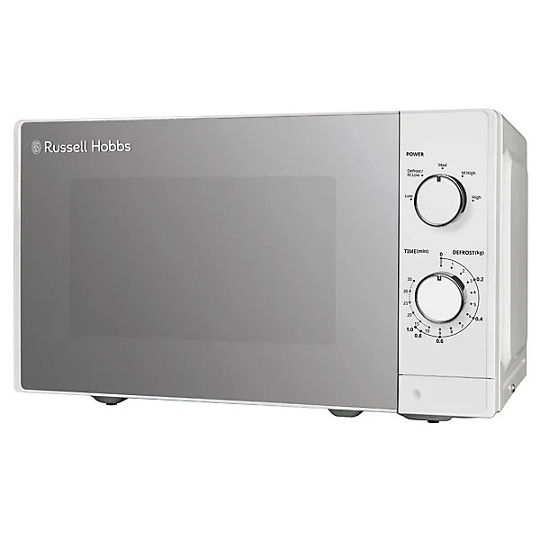 Russell Hobbs Manual Microwave 20 Litre 800W 5Power Levels DefrostRHM2027 White