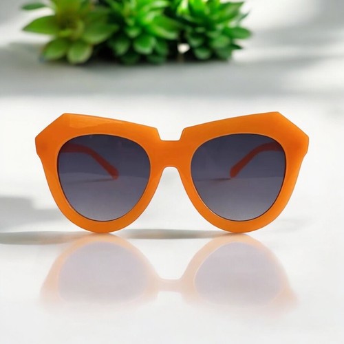 Funky Neon Orange Designer Sunglasses