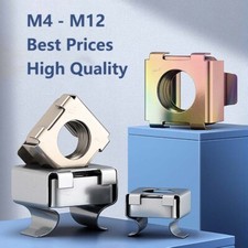Cage Nut Square Hole Server Rack Mount Cabinet PC Fixing M4 M5 M6 M8 M10 M12