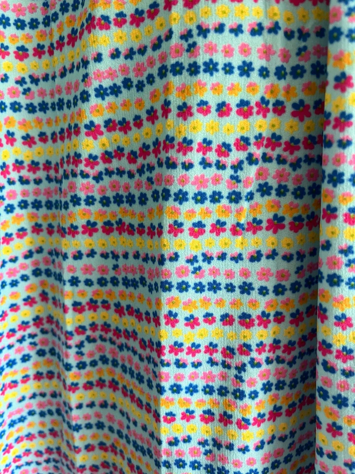Miso Estampado Multicolor de Flores Verano Vestido Largo Talla 12 New Playa Capa - Imagen 3 de 3