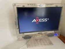 Axess 13.3" See Through LED Color TV Tv-1702-13CL Works Prison TV
