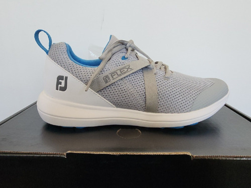 FootJoy Flex Women´s Golf Shoes White/Blue | Spikeless Design | Premium