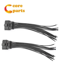 2PCS Headlight Connector Plug for Jeep  Grand Cherokee 14-18 Xenon HID SRT LED