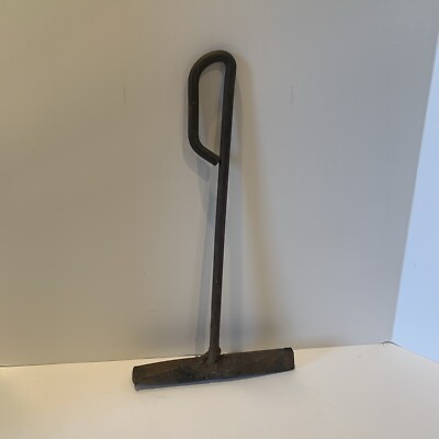 Hand Forged Welders Chipping Hammer Slag Cleaning Tool Bent Rod Handle  10 1/4 