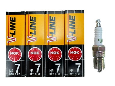 4x NGK Zündkerze V-Line 7 für Ford Renault Volvo  SET 4 Stück