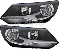 For 2012-2017 Volkswagen Tiguan Headlight Halogen Set Driver and Passenger Side