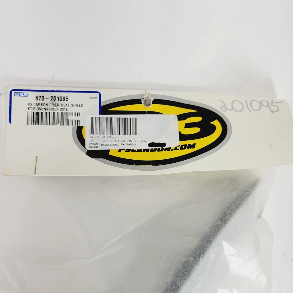 P3 碳纤维接头隔热罩 Husqvarna 19-22 FC350 201095-19-1 — 第 3/4 张图片