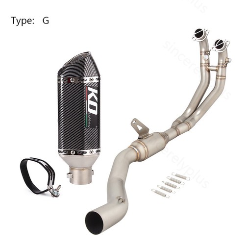 Full Exhaust System Front Pipe Muffler For Aprilia RS660 TUONO660 2021-2025 - Picture 8 of 15