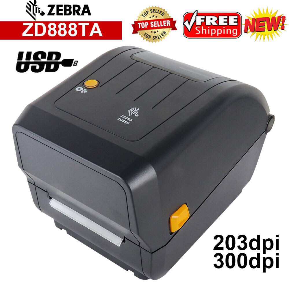 Zebra ZD888TA 4-inch Desktop Printer Direct thermal+Thermal