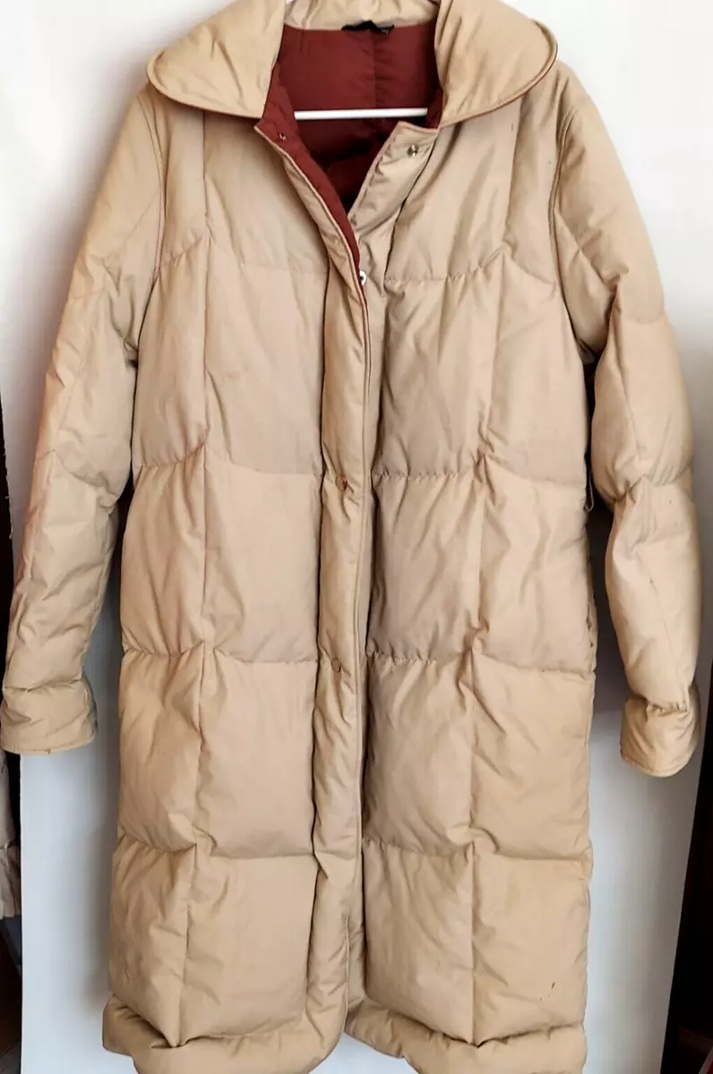 Rust long on sale padded coat