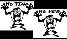 No Fear Taz Devil Black Vinyl Decal Car Laptop Tablet Window Laptop