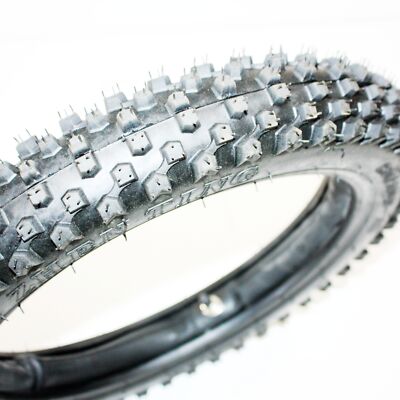 Knobby Tread Tires 12 In Wheel For Dirt Jumper Bicycle BLYGO 3.00-12 Rear Knobby Tire & Tube - For 12" Pit Pro Trail Dirt Bikes & Mini Bikes Rear Knobby Tire For Pit Pro - Foto 14