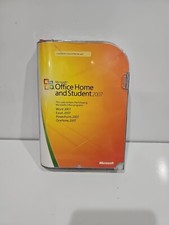 Microsoft MS Office 2007 Home  Student GENUINE Disc  Product Key w/ Case