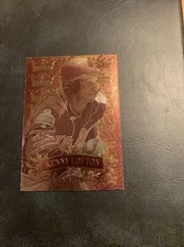 B41a #4 Kenny Lofton Cleaveland Indians 1997 fleer ultra season crowns￼